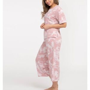 Cleo Blush Tie-Dye Women's Pajama Set